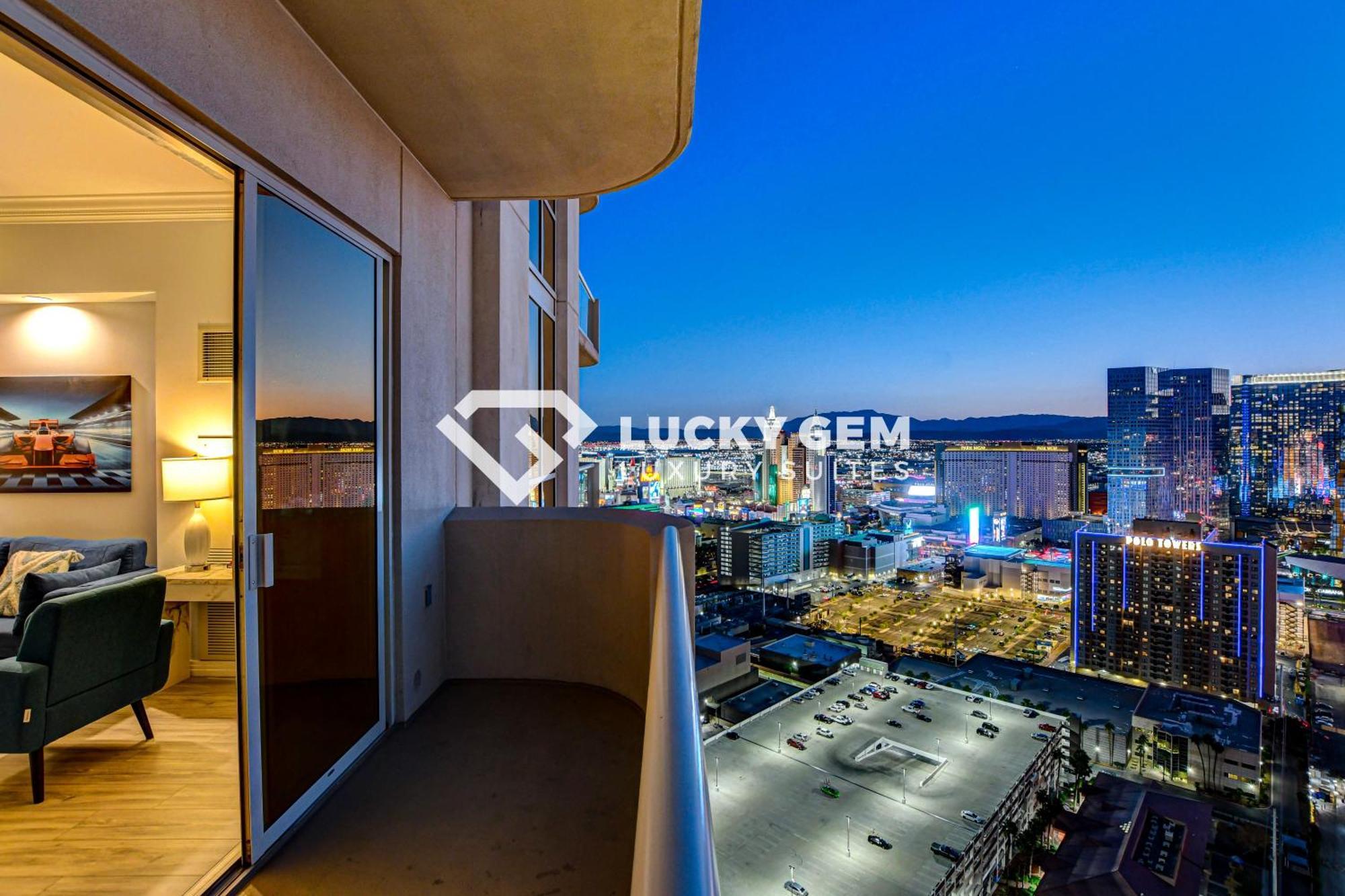 Lucky Gem Penthouse & Luxury Suites At Signature Resort, Balcony Strip View 3505 Las Vegas Dış mekan fotoğraf